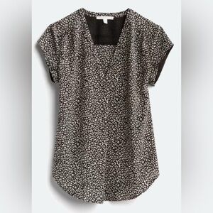NWOT Fun2Fun Black-Cream Patterned Women's XL Pullover Top
